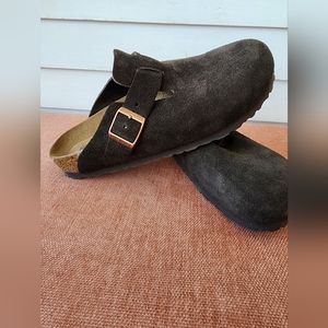 Birkenstock Boston suede clog regular/narrow